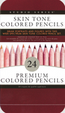 Skin Tone Colored Pencils: Set of 24