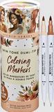 Dual-Tip Skin Tone Markers: Set of 24