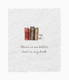 No Better Dad in My Book Father's Day Greeting Card by Paper Baristas