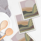 Swedish Dish Cloth: National Park Hills by Paper Baristas