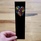 Flower Heart Bookmark by Sarah Angst