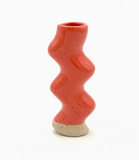 Wiggle Bud Vase by Keene Pottery