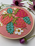 Strawberries Embroidery Kit by Rikrack Embroidery