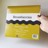 Strawberries Embroidery Kit by Rikrack Embroidery