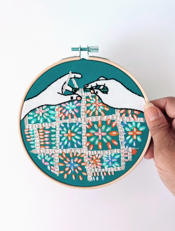 Crochet Embroidery Kit by Rikrack Embroidery