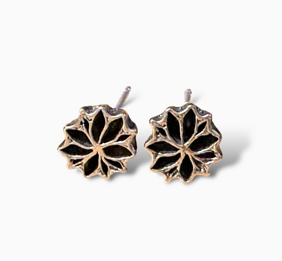 Warm Umbrella Pod Post Earrings by Merzatta Jewelry