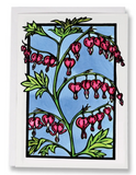 Bleeding Hearts Greeting Card by Sarah Angst