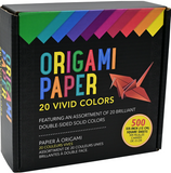 Origami Paper: 20 Vivid Colors (500 Sheets)
