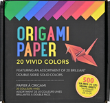 Origami Paper: 20 Vivid Colors (500 Sheets)