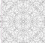 Kaleidoscope Designs Artist's Coloring Book