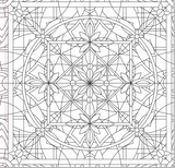 Kaleidoscope Designs Artist's Coloring Book