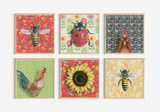 Honeybee (Yellow) Reproduction by Emily Uchytil