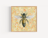 Honeybee (Yellow) Reproduction by Emily Uchytil