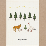 Holiday Wildlife Box of 6 Greeting Cards by Beth Mueller