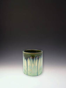 Whiskey Cup - Patina Dark Olive by Indikoi Pottery