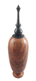 Redwood Vase with Lid by Midwest Wood Art