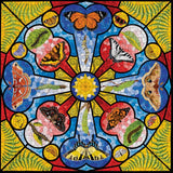 David Cohen: Butterfly Rose Window 1000-Piece Jigsaw Puzzle
