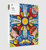 David Cohen: Butterfly Rose Window 1000-Piece Jigsaw Puzzle