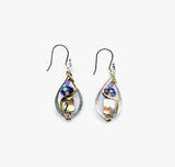 Crescent Abalone Earrings by Vanessa Savlen