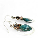 Acorn Chrysocolla Earrings by Vanessa Savlen