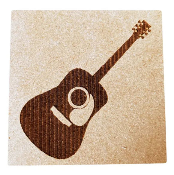 Acoustic Guitar Wooden Magnet by High Strung Studios