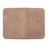 Oak Leaves Leather Card Holder by Oberon Design