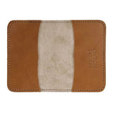 Oak Leaves Leather Card Holder by Oberon Design