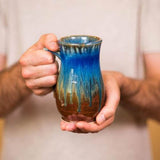 Curved Mug by Blanket Creek Pottery