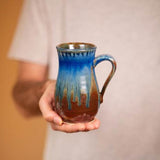 Curved Mug by Blanket Creek Pottery