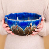 Large Flower Bowl by Blanket Creek Pottery