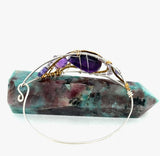 Amethyst Sharing Space Bracelet by Vanessa Savlen