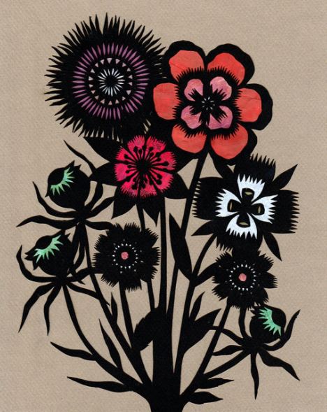 Among Wildflowers Print by Angie Pickman