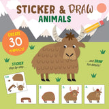 Sticker and Draw: Animals