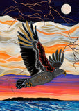 Animikki Flys Above Sleeping Giant Birthday Card from Artists to Watch