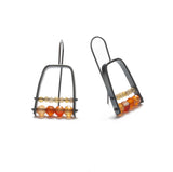 Squared Arc Earrings by Ashka Dymel