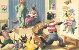 Art Class For Crazy Cats Magnet by Found Image Press