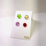 Mini Post Earring Collection by Krista Bermeo