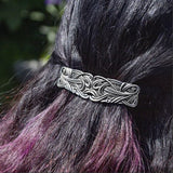 Art Nouveau Swirl Hair Barrette by Oberon Design