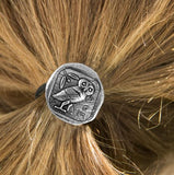 Athena's Owl Ponytail Hair Holder by Oberon Design