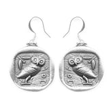 Athena's Owl Earrings by Oberon Design