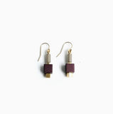 Cube Earrings by Trecy Bleich