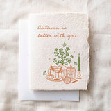 Autumn Greeting Card by Paper Baristas