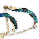 Azurite Sequence Swing Earrings by Vanessa Savlen