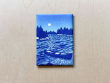 Backcountry Moonrise Magnet by Nan Onkka