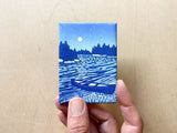 Backcountry Moonrise Magnet by Nan Onkka