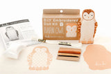 Barn Owl Embroidery Kit by Kiriki Press