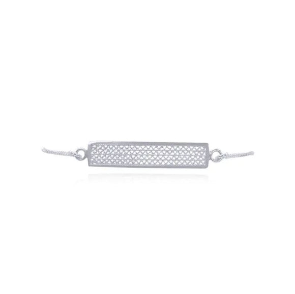 Basil Small Silver Filigree Bracelet by Olmox Fine Filigree Jewelry