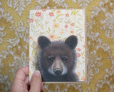 Bear Blank Greeting Card by Emily Uchytil