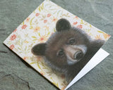Bear Blank Greeting Card by Emily Uchytil