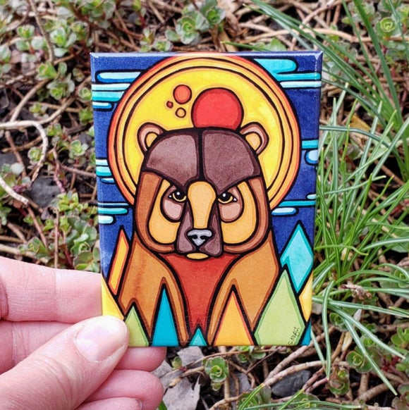 Forest Bear Magnet by Sarah Angst